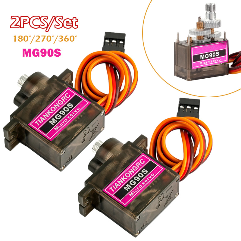 Servo Motor Cnc - 2PCS MG90S Full Metal Gear Micro