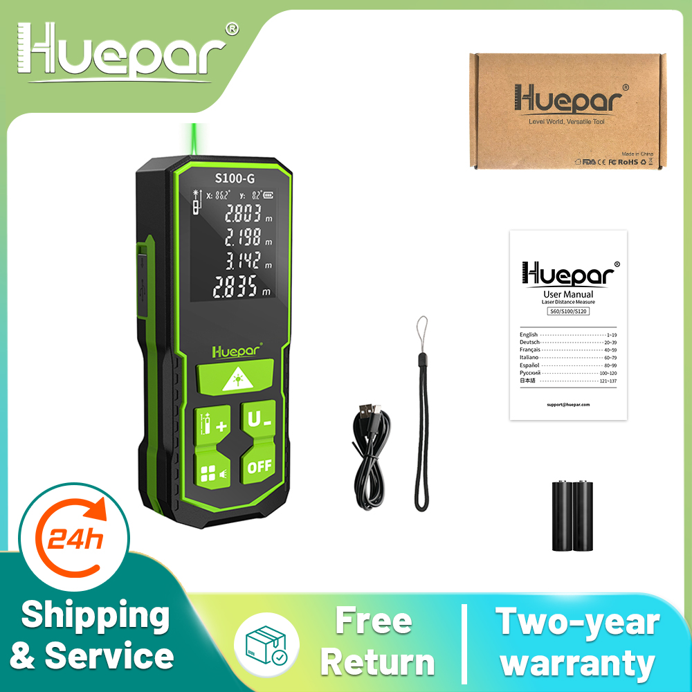 Industrial Laser Displacement Sensor - Huepar Digital Green Laser Distance Meter