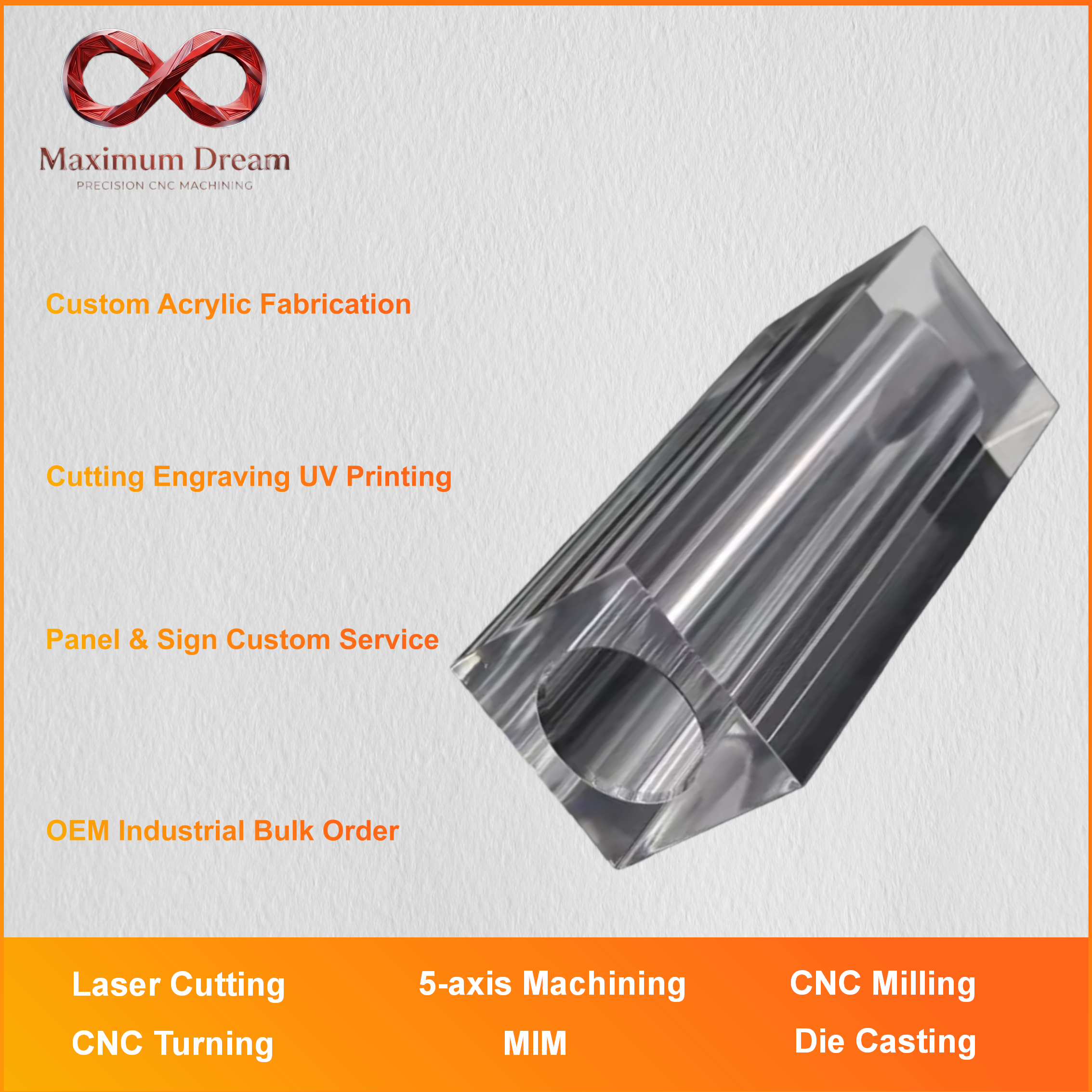 Industrial Uv Laser Engraver - Industrial Acrylic Panel Custom Laser Cutting