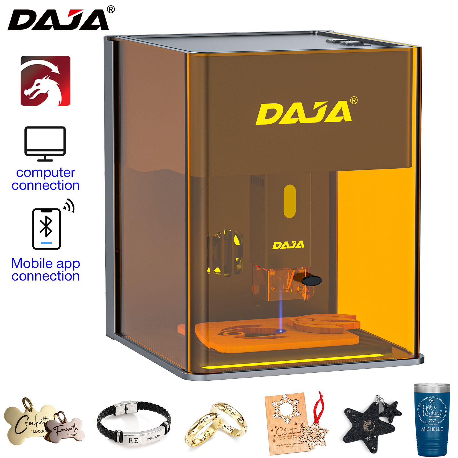 DAJA DJ6 Pro Mini Laser Engrav - Industrial Laser Cutting avaliação e preço