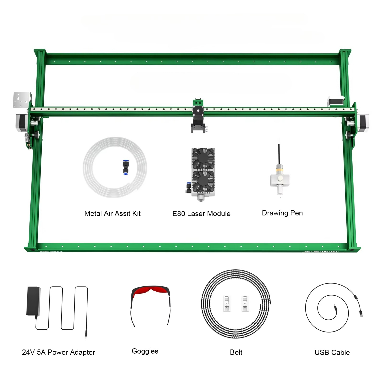 For Max 4 E80 High Power 4-Axi - Industrial Laser Engraver For Wood avaliação e preço