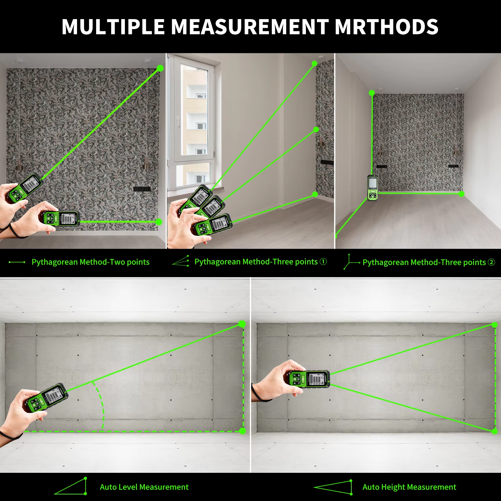 Huepar 100M Green Beam Laser R - Industrial Laser Displacement Sensor avaliação e preço