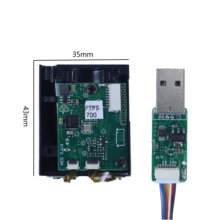TOF Laser Distance Sensor Modu - Industrial Laser Measuring Device avaliação e preço