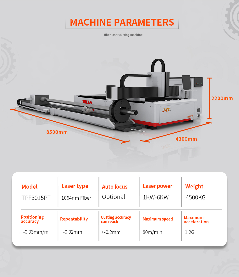 Fast Speed Laser Pipe Tube Cut - Industrial Laser Machine Price avaliação e preço