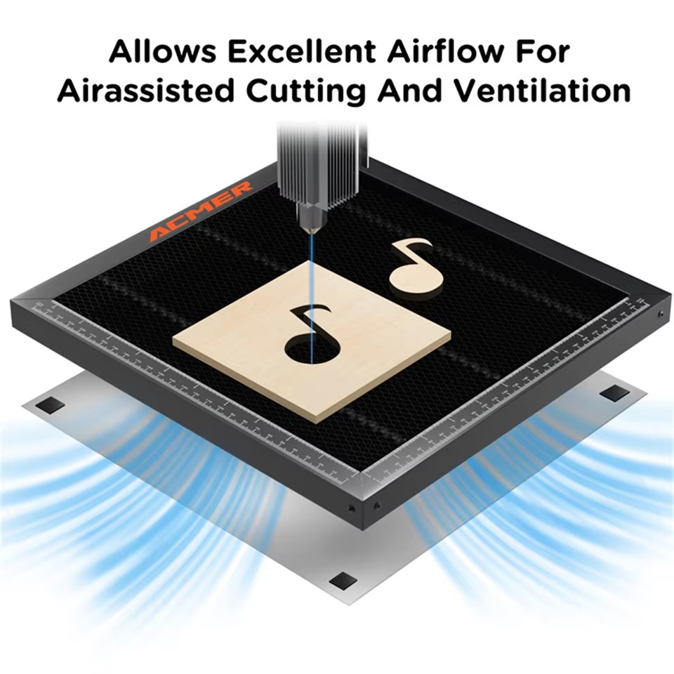 ACMER CO2 Or Diode Honeycomb W - Honeycomb Laser Bed avaliação e preço
