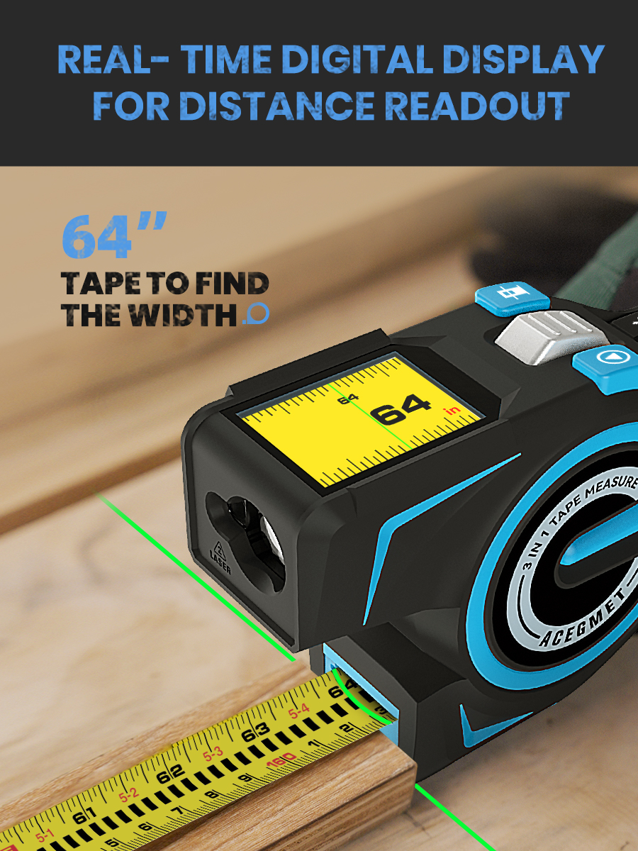 Laser Tape Measure 100M Profes - Industrial Laser Training avaliação e preço