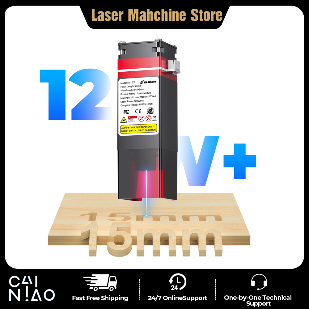 ELIDOR Z6 6W/12W Laser Module  - Industrial Laser Cutting avaliação e preço
