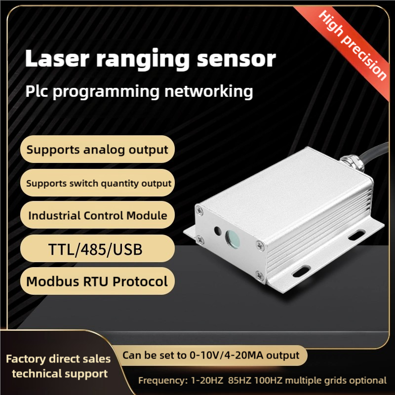 2PCS Laser Displacement Distan - Industrial Laser Displacement Sensor avaliação e preço