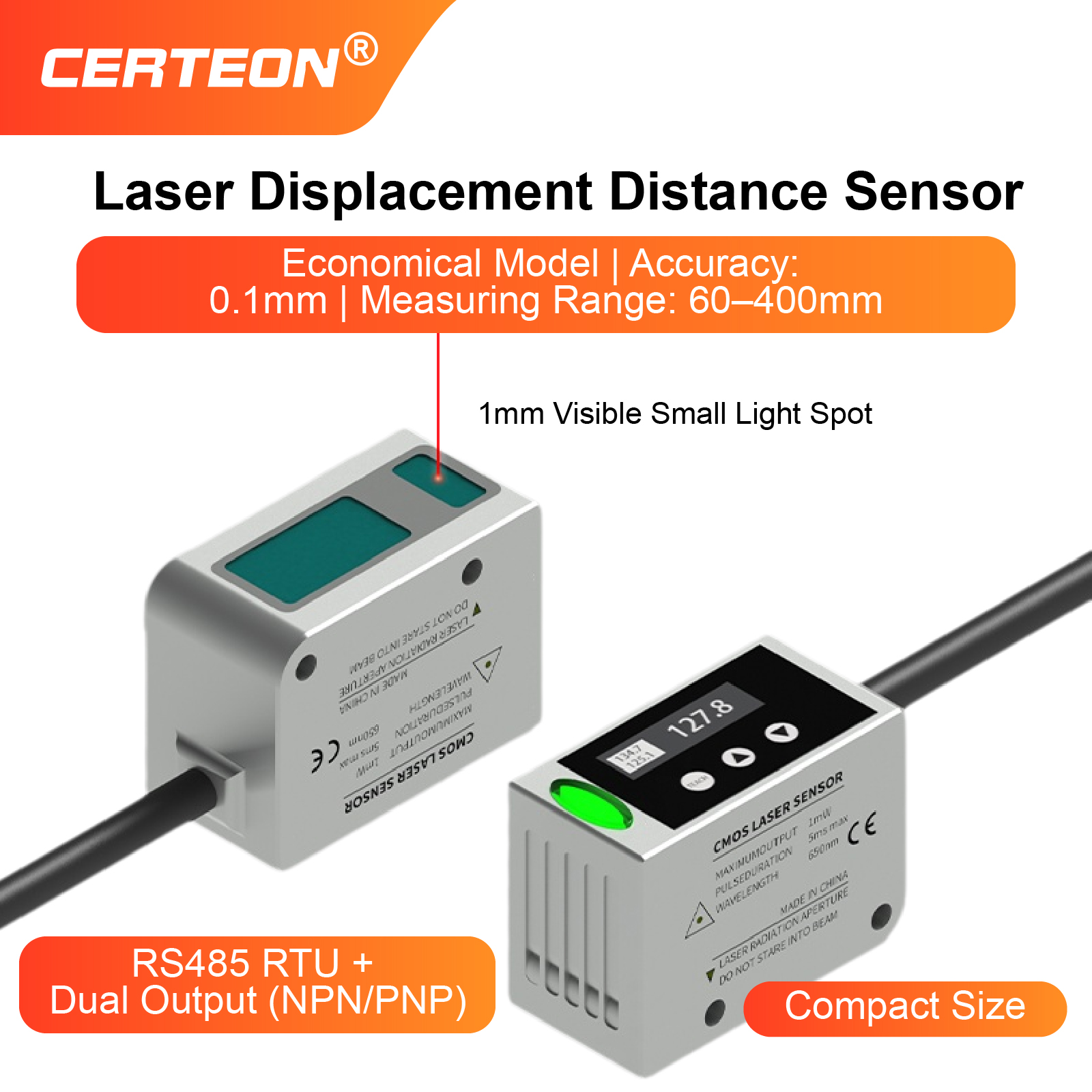 LR400 Laser Displacement Senso - Industrial Laser Displacement Sensor avaliação e preço