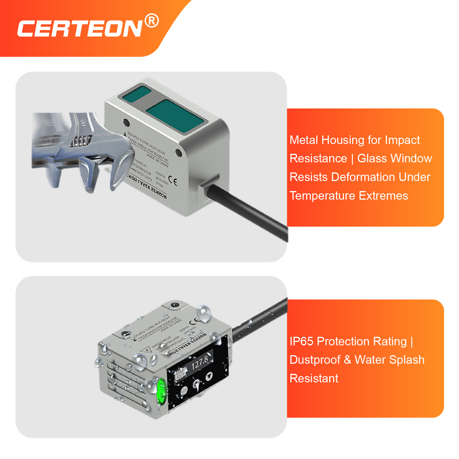LR400 Laser Displacement Senso - Industrial Laser Displacement Sensor avaliação e preço