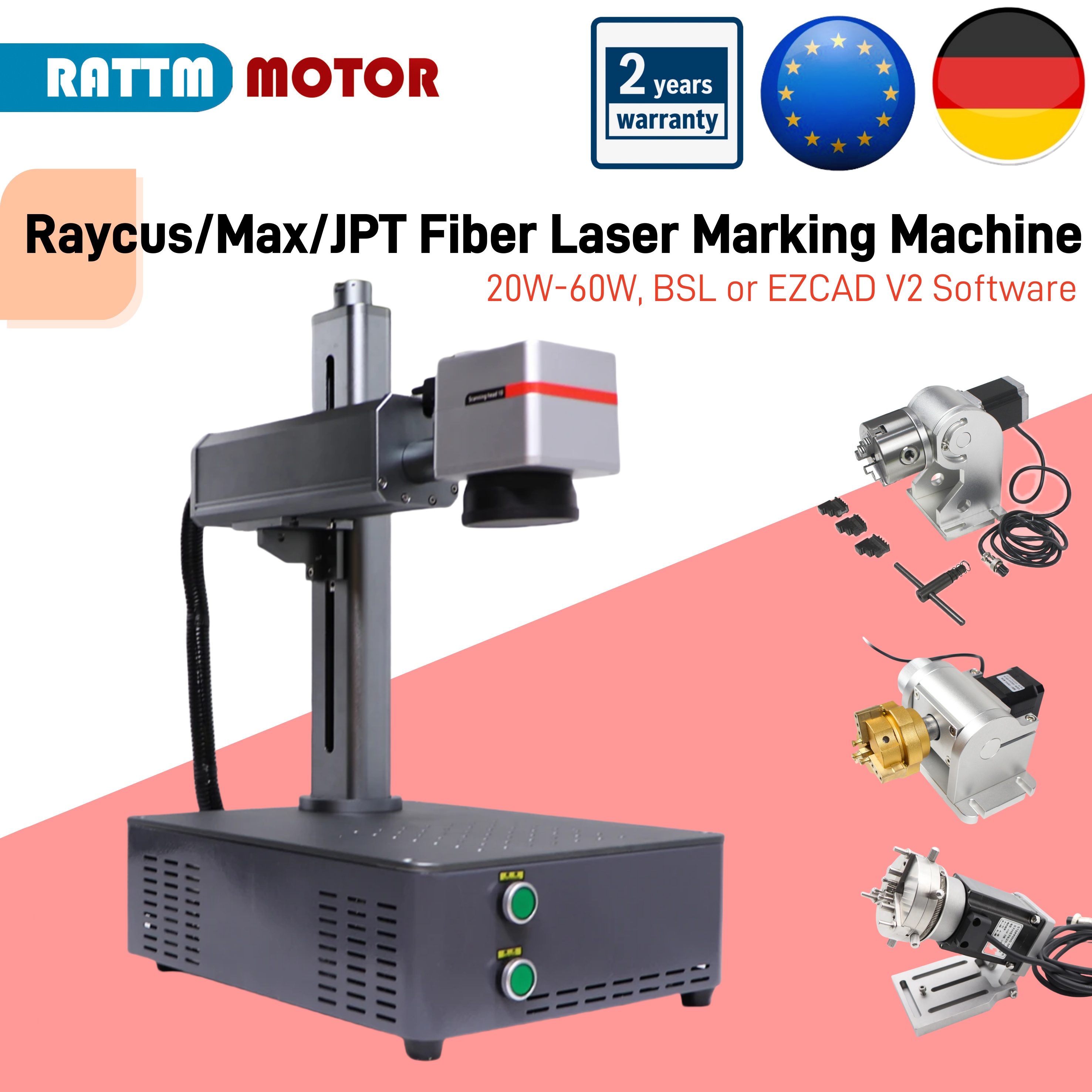 BSL or EZCAD V2 Raycus Fiber L - Marking Card Ezcad avaliação e preço