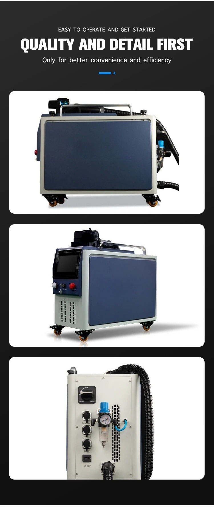 100W 200W 300w Pulse Laser Cle - Industrial Laser Paint Removal avaliação e preço