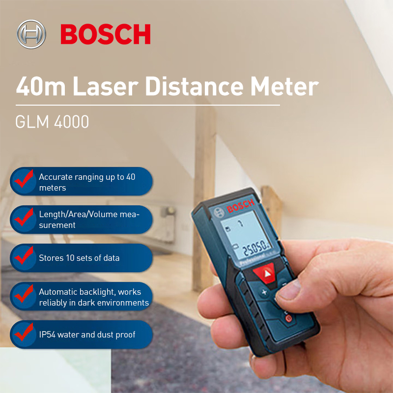 Bosch GLM 4000 Laser RangeFine - Industrial Laser Training avaliação e preço
