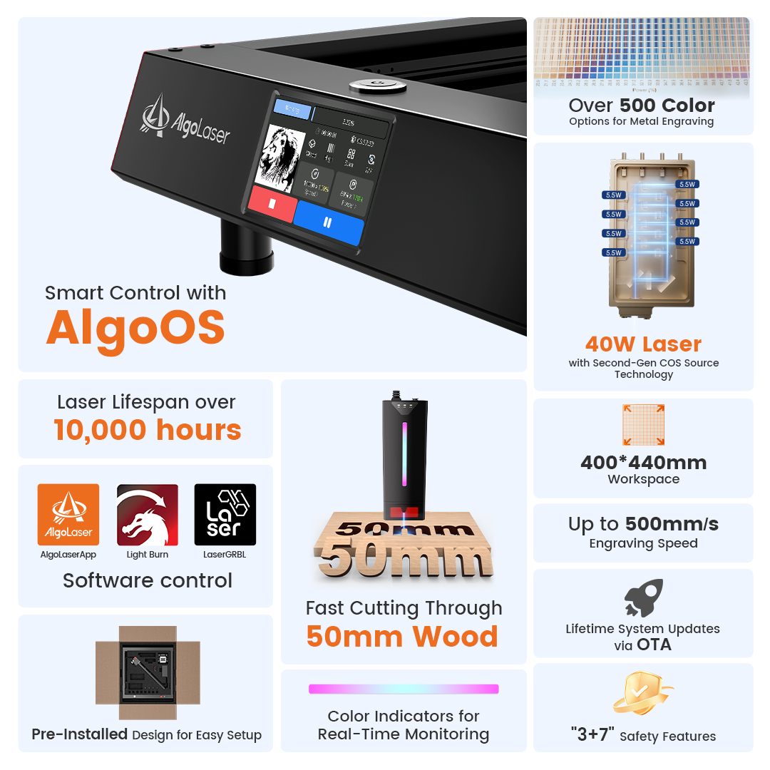 Algolaser Home Business Indust - Industrial Laser Engraver For Wood avaliação e preço