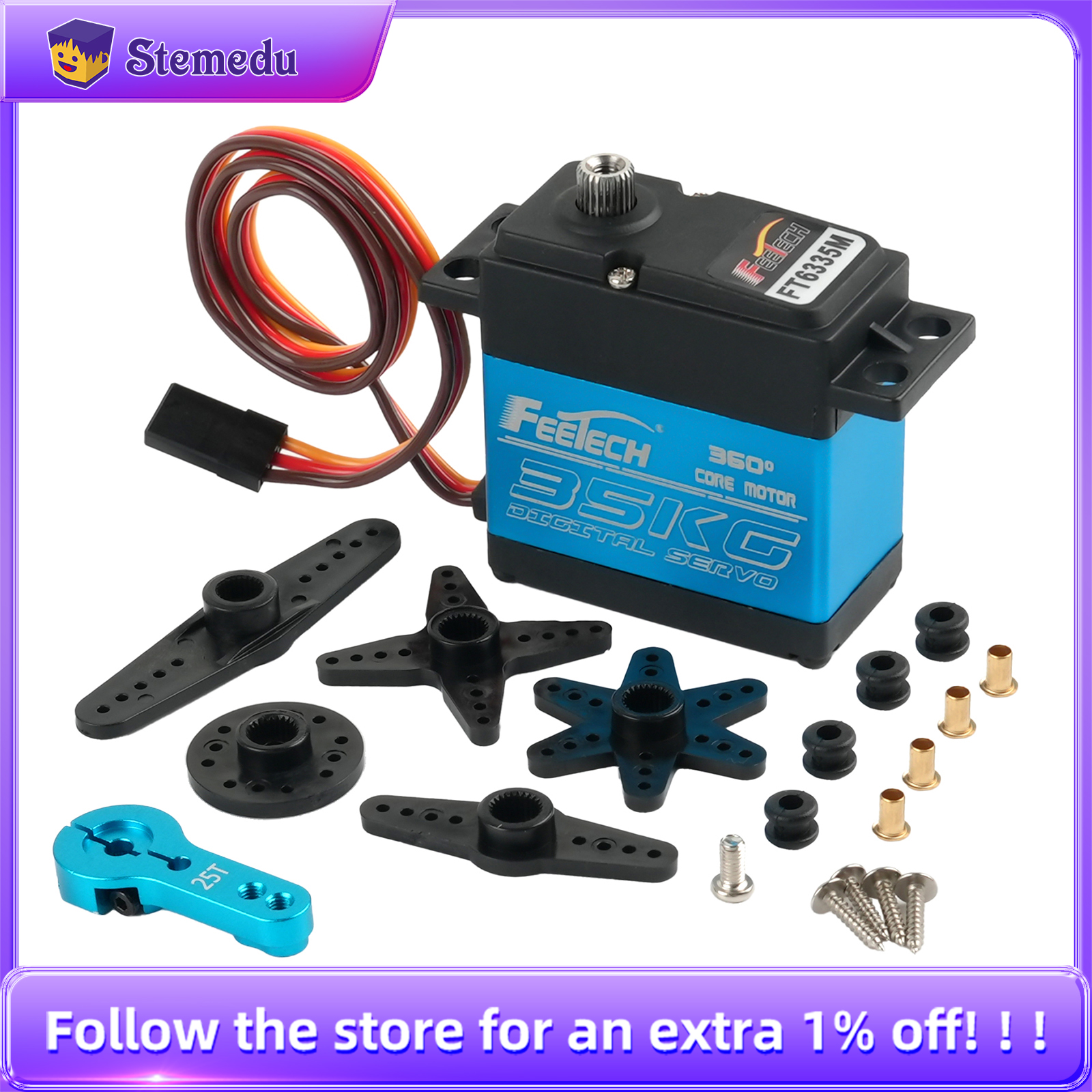 Feetech FT6335M Digital RC Ser - Servo Motor Cnc avaliação e preço