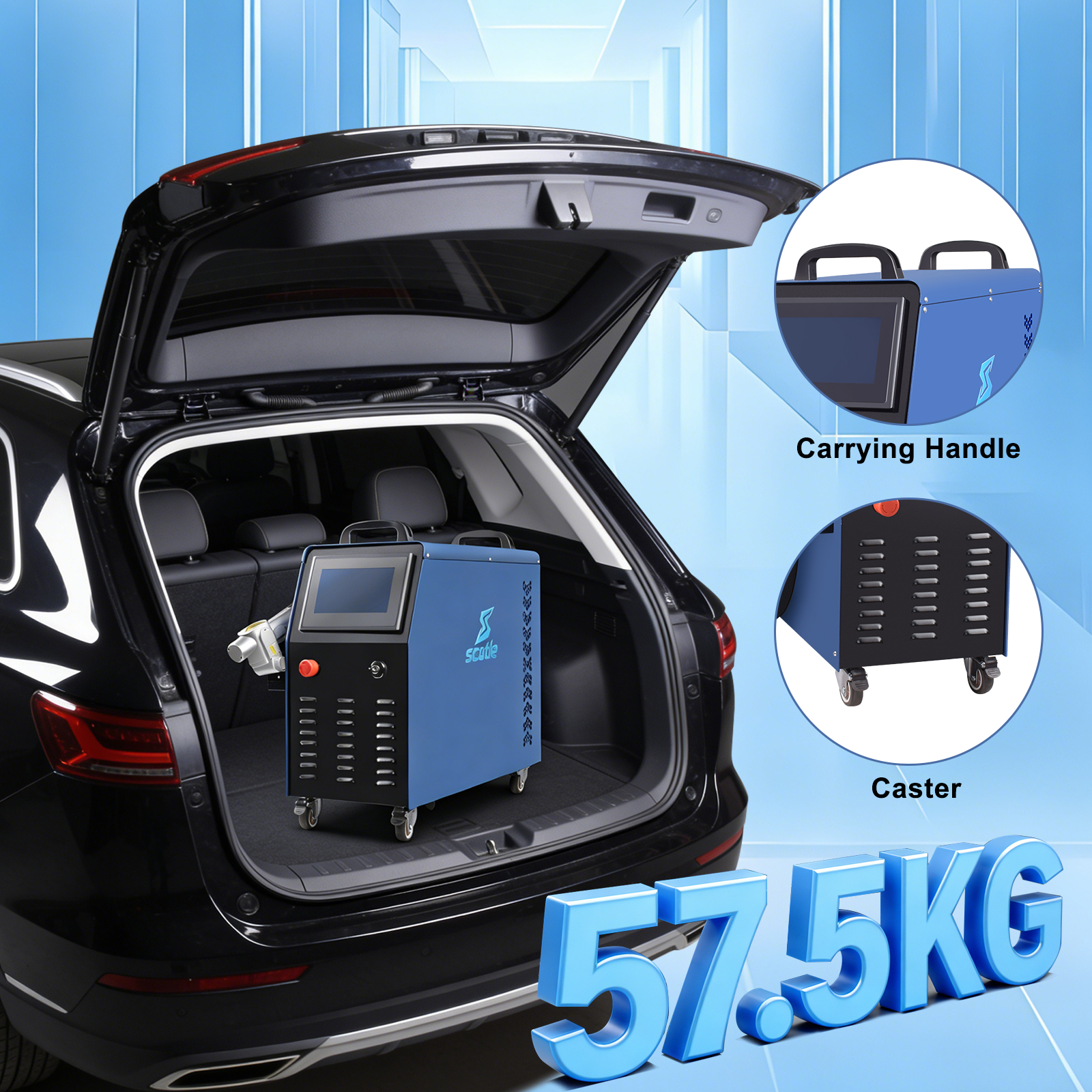 1500W Fiber Laser Cleaner 1.5K - Industrial Laser Paint Removal avaliação e preço