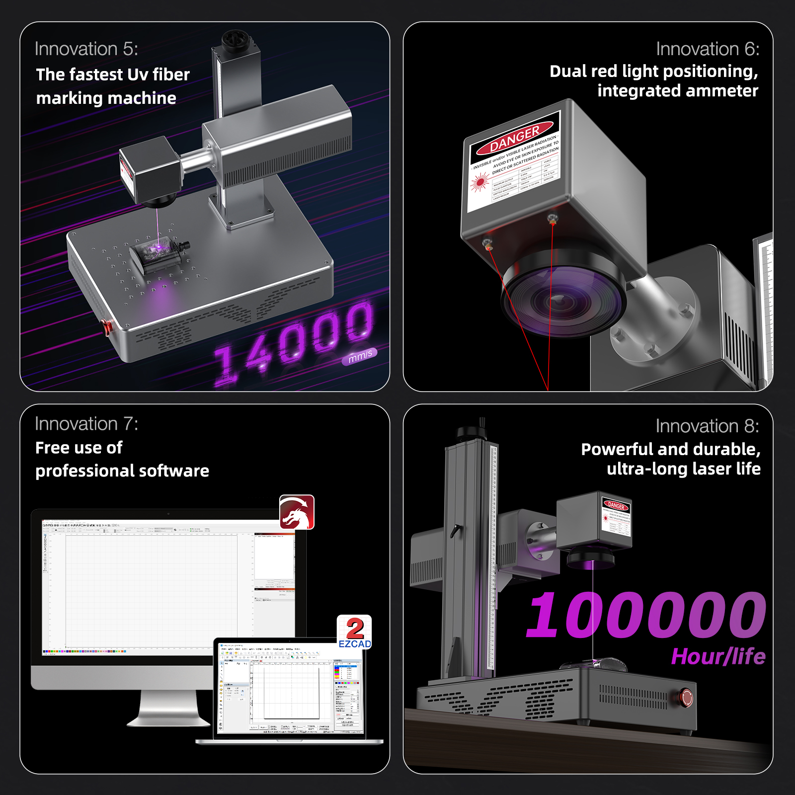 DAJA UV Laser Marking Machine  - Industrial Laser Engraver For Wood avaliação e preço