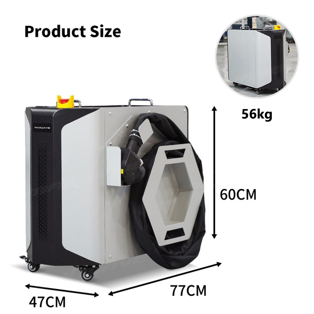 Maxwave 300W Laser Cleaner Por - Industrial Laser Paint Removal avaliação e preço