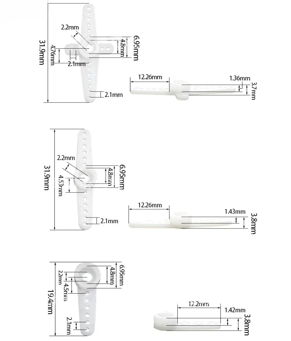 4PCS 9g SG92R Micro Servo Plas - Servo Motor Cnc avaliação e preço