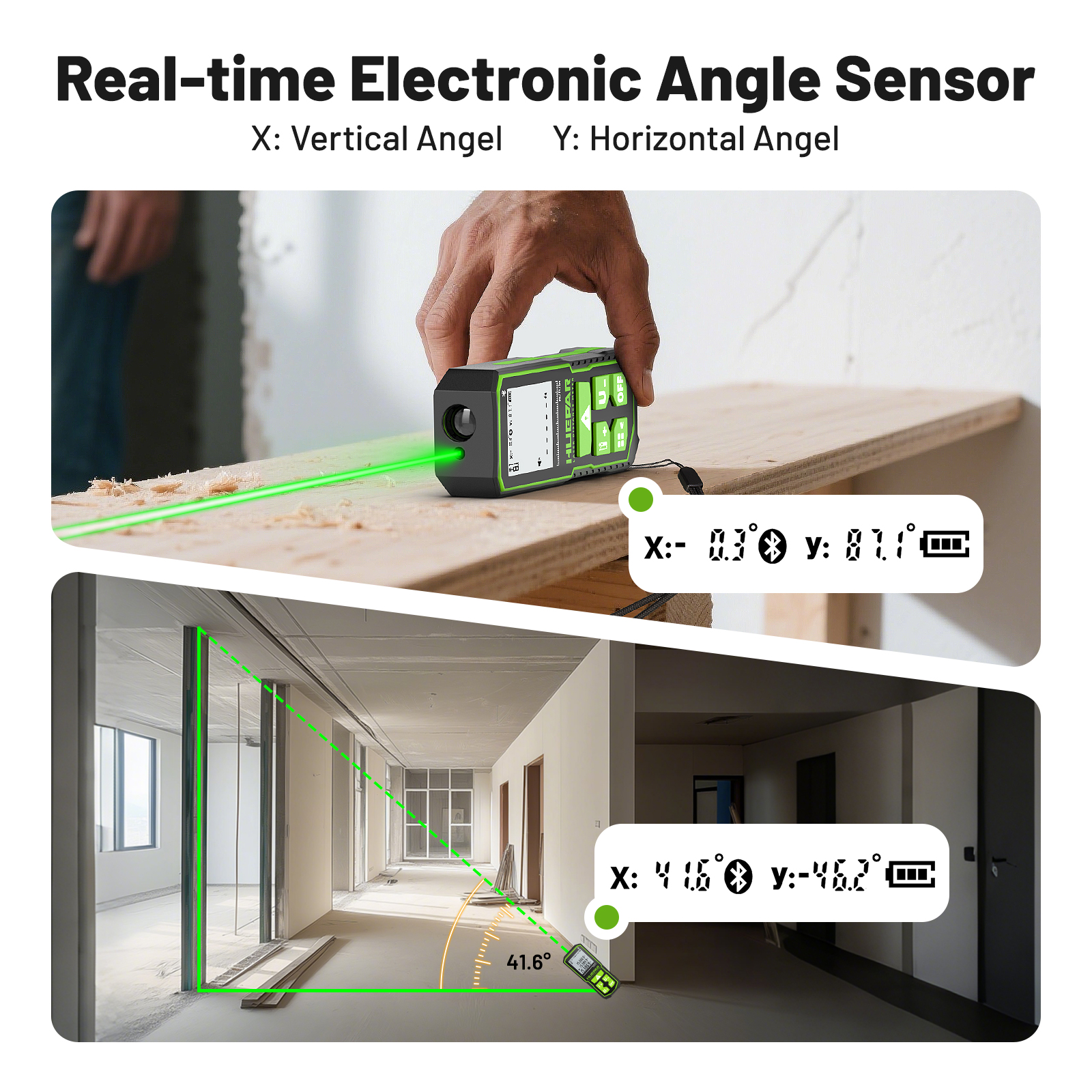 Huepar 100m Bluetoothed Laser  - Industrial Laser Displacement Sensor avaliação e preço