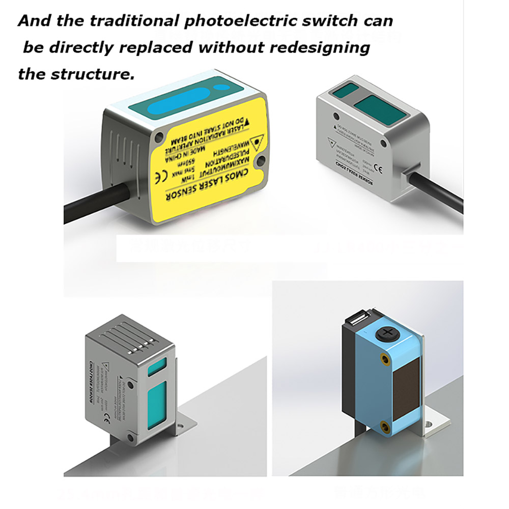 0.1mm Accuracy Non‑Contact Las - Industrial Laser Displacement Sensor avaliação e preço