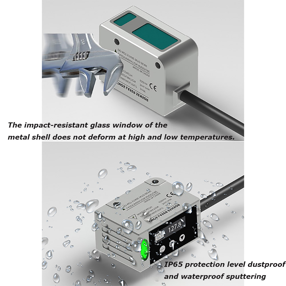 0.1mm Accuracy Non‑Contact Las - Industrial Laser Displacement Sensor avaliação e preço