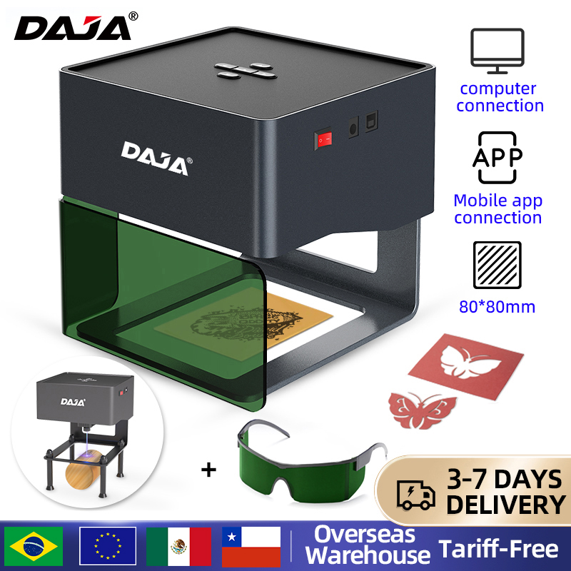 DAJA DJ6 Mini Portable Laser E - Industrial Laser Cutting avaliação e preço